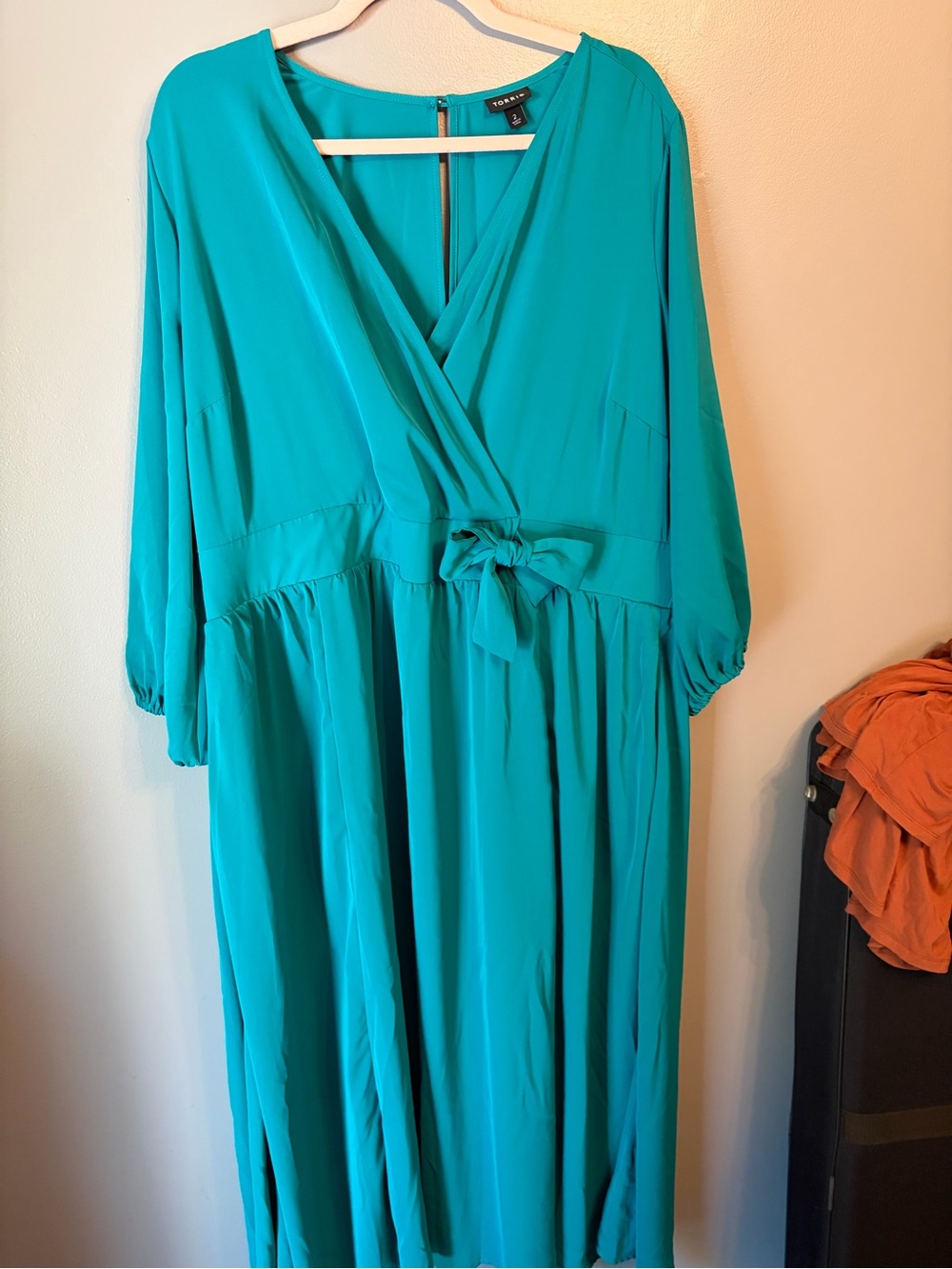 Torrid Mock Wrap Dress Size 2